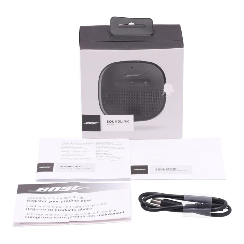 BOSE ボーズ /ワイヤレススピーカー/SoundLink Micro/783342-0100//076842973112756AE/Bランク/62
