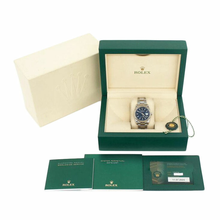 ROLEX ロレックス/DATE JUST36/ブライトブルー/ランダム番/126234//E08*****/Aランク/75