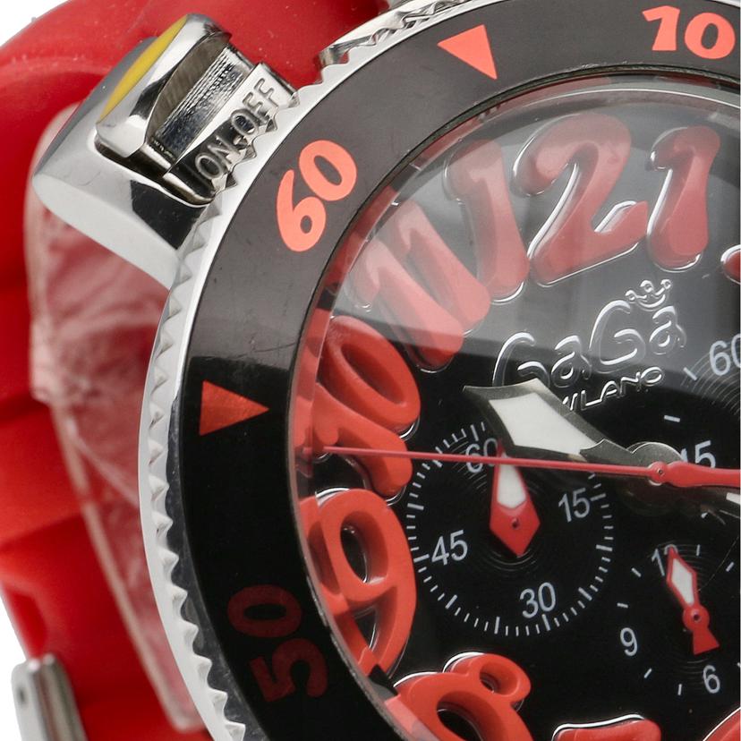 GaGaMILANO ガガミラノ/マヌアーレ48/クロノグラフ/クォーツ/GAG-60542//Bランク/75