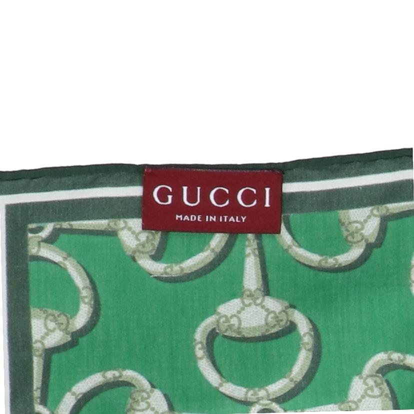 GUCCI グッチ/スクエアホースビットハンカチーフ/790554//45cm/SAランク/91