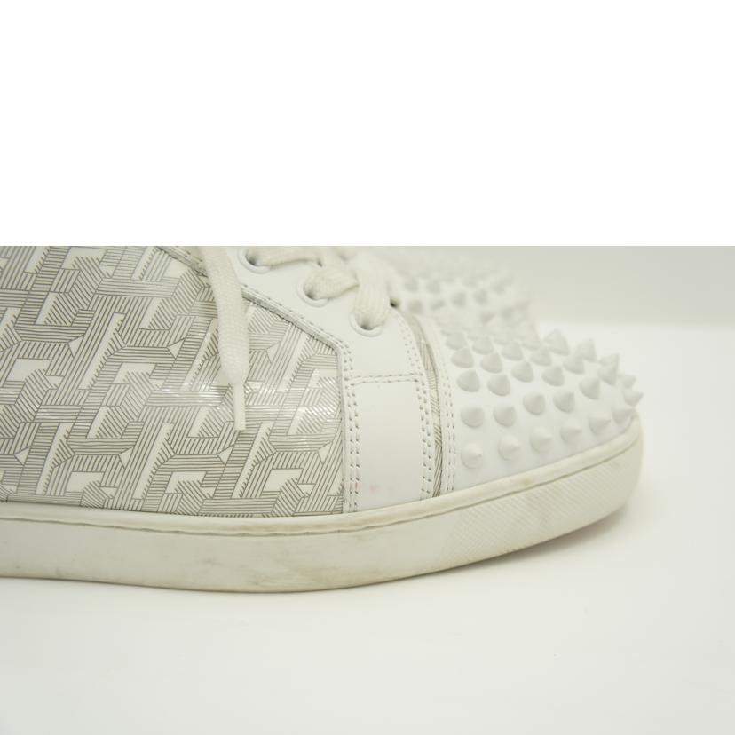 Christian Louboutin クリスチャン ルブタン/ローカット スタッズ スニーカー/27.5cm/ホワイト//ABランク/01