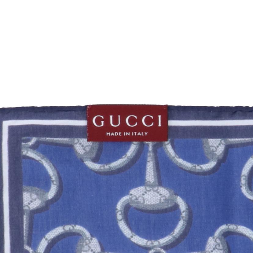 GUCCI グッチ/スクエアホースビットハンカチーフ/790554//45cm/SAランク/91