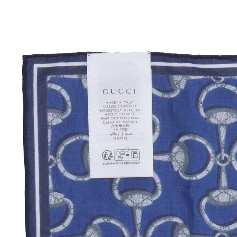 GUCCI グッチ/スクエアホースビットハンカチーフ/790554//45cm/SAランク/91