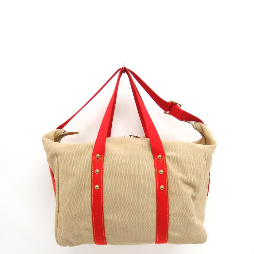 LOUIS VUITTON ルイヴィトン/アンティグア・サックウィークエンド/ベージュ×レッド/M40029//FL0***/Bランク/04