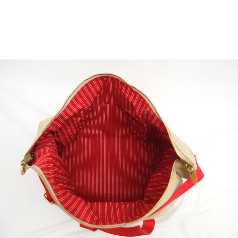 LOUIS VUITTON ルイヴィトン/アンティグア・サックウィークエンド/ベージュ×レッド/M40029//FL0***/Bランク/04