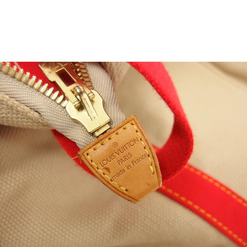 LOUIS VUITTON ルイヴィトン/アンティグア・サックウィークエンド/ベージュ×レッド/M40029//FL0***/Bランク/04