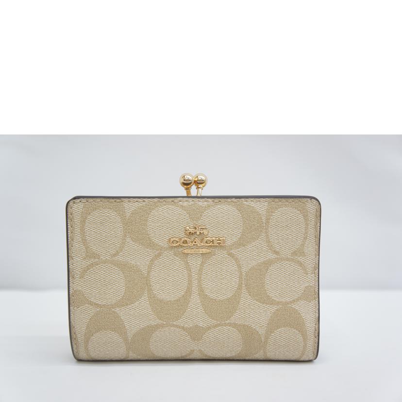 COACH コーチ/キスロックミディアムウォレット/C8724//J23**/Aランク/05
