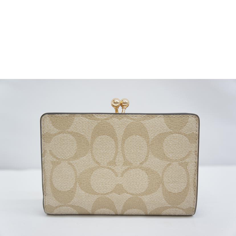 COACH コーチ/キスロックミディアムウォレット/C8724//J23**/Aランク/05