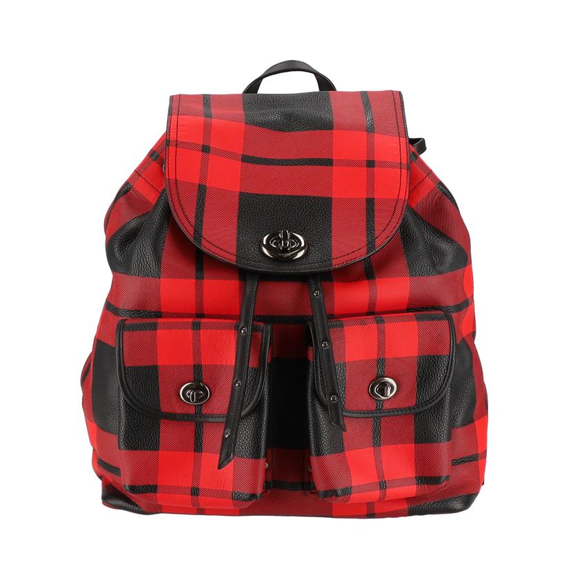 COACH コーチ/ターンロックプラットプリントリュック/36175//F15**/ABランク/78