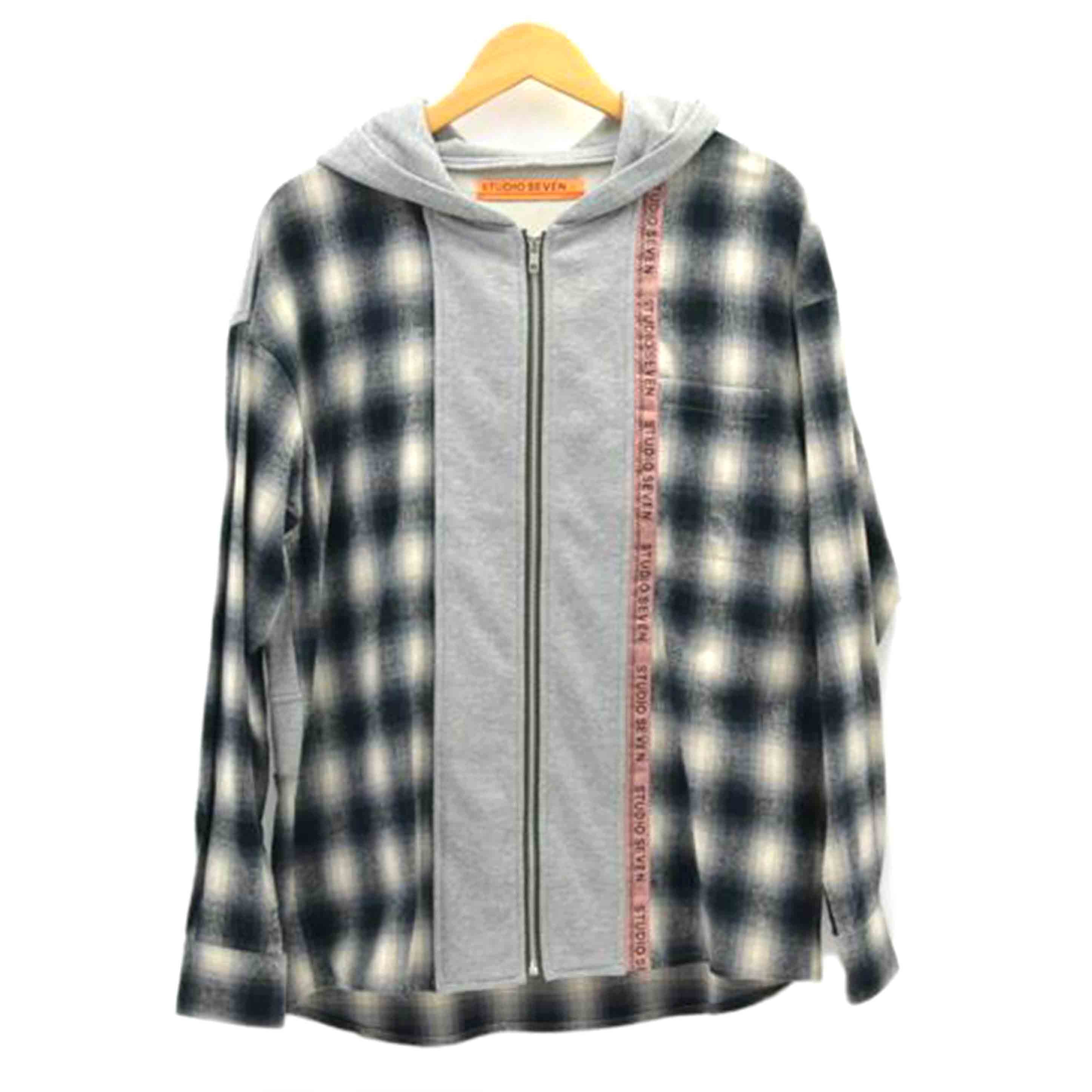 STUDIOSEVEN スタジオセブン/オンブレチェック/ジップアップパーカー/70864806//サイズ:M/ABランク/75