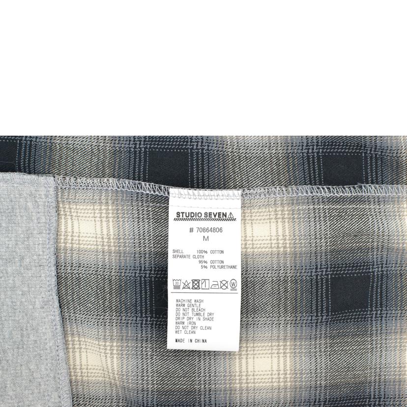 STUDIOSEVEN スタジオセブン/オンブレチェック/ジップアップパーカー/70864806//サイズ:M/ABランク/75