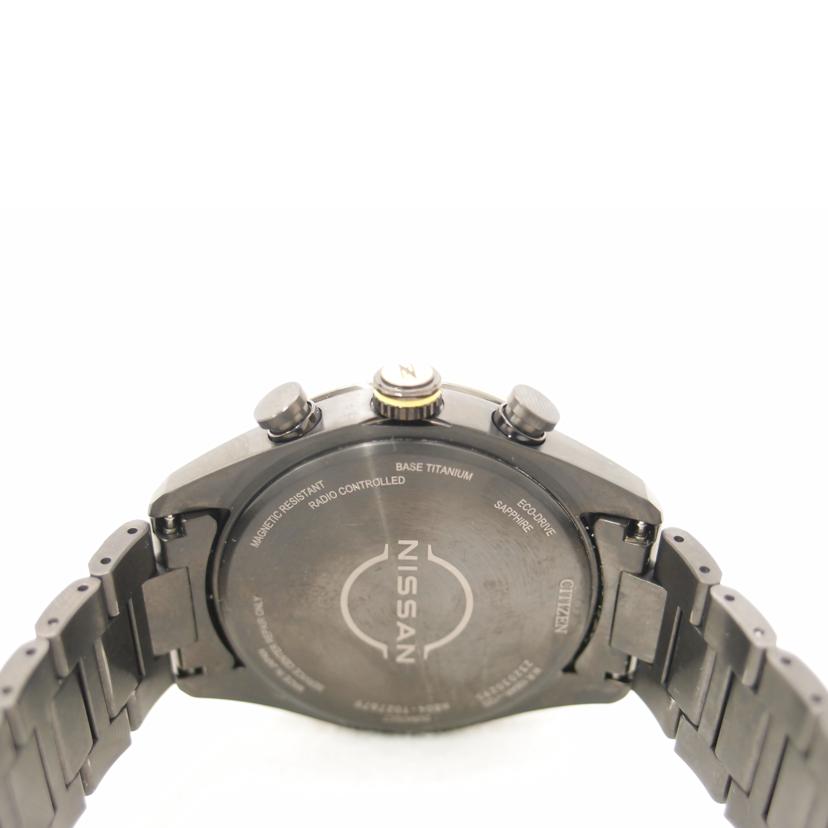 CITIZEN シチズン 1700本限定 腕時計 TITANIUM H804-T027679 クロノグラフ/アテッサ・アクトライン/フェアレディZコラボ/電波ソーラー/AT8185-89E//232******/Aランク/69
