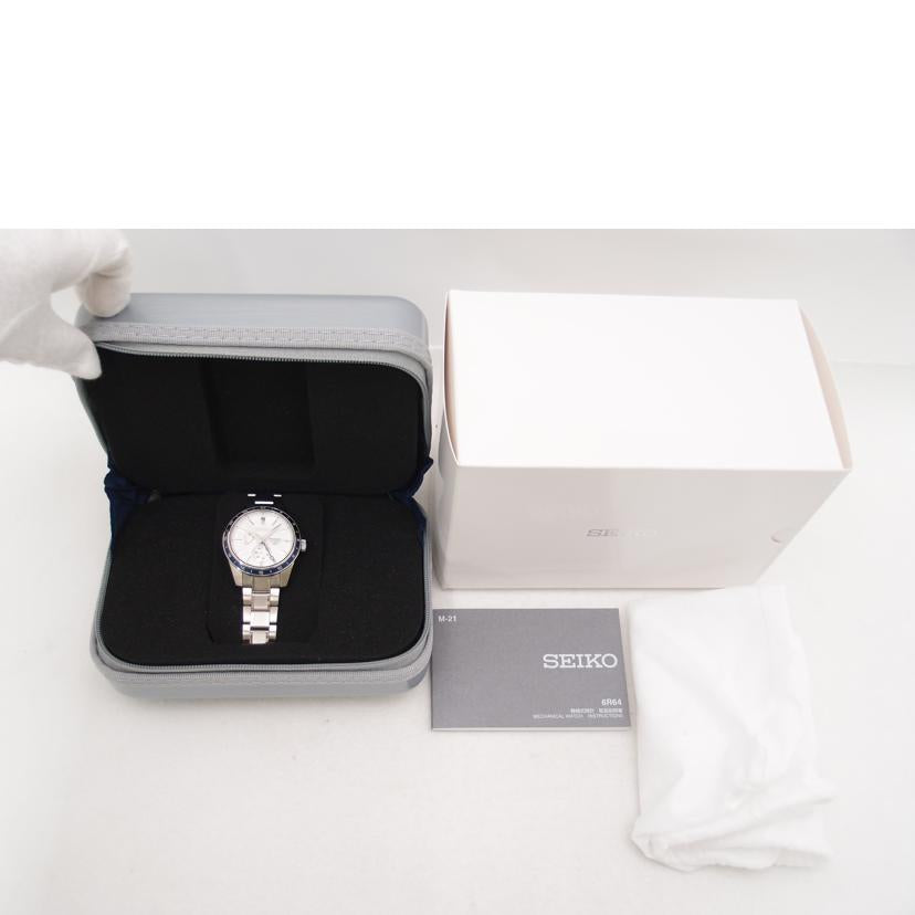 SEIKO セイコー 2000本限定モデル 腕時計 ステンレス 6R64-00H0/プレザージュ/ゼロハリバートンモデル/自動巻き/SARF017//032******/Aランク/69