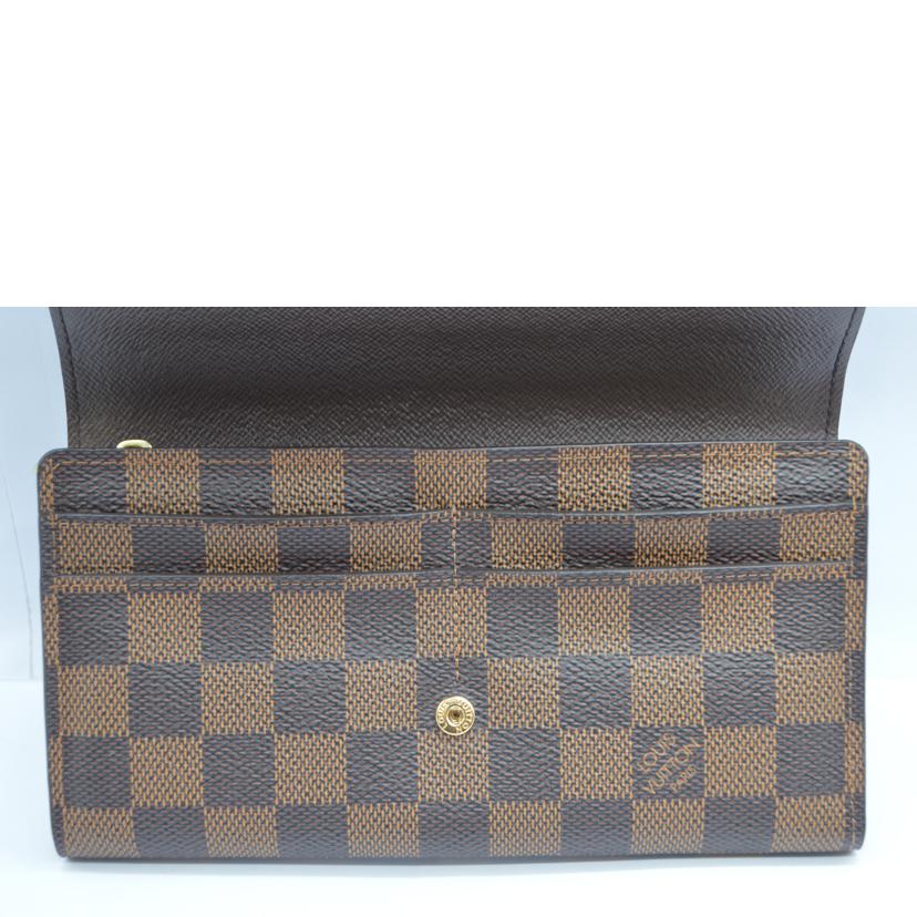LOUIS VUITTON ルイヴィトン/ポルトフォイユ・サラ/ダミエ/ブラウン/N63209//CA1***/Aランク/89