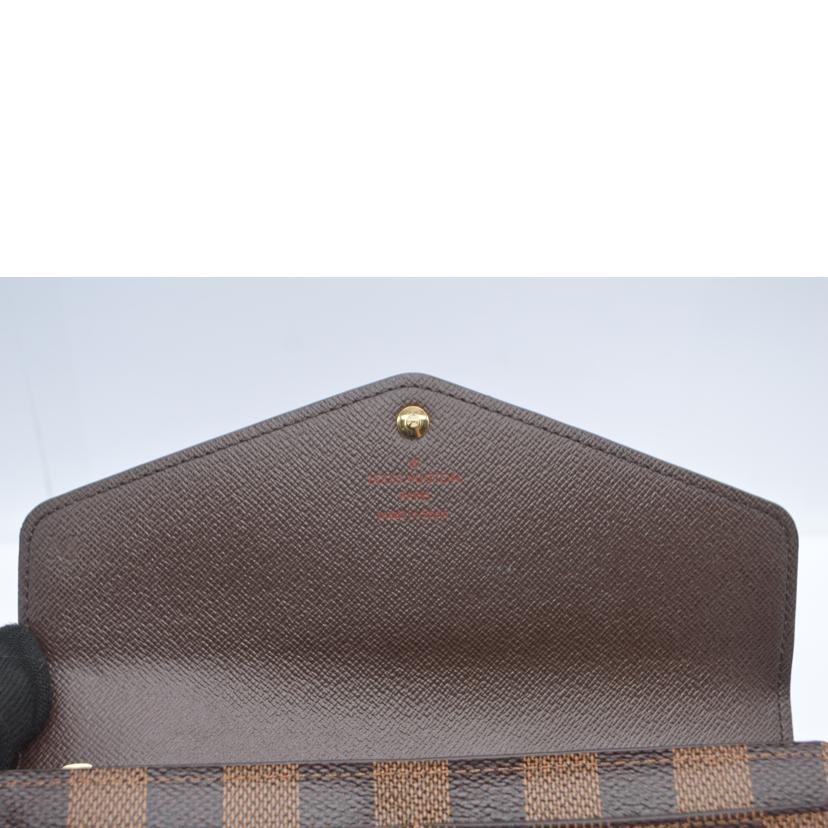 LOUIS VUITTON ルイヴィトン/ポルトフォイユ・サラ/ダミエ/ブラウン/N63209//CA1***/Aランク/89