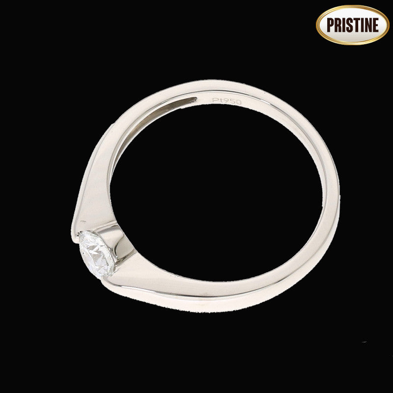 / PT950ダイヤリング0.33ct #12//Aランク/75