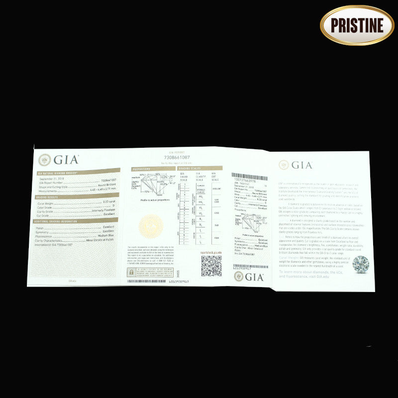 / PT950ダイヤリング0.33ct #12//Aランク/75