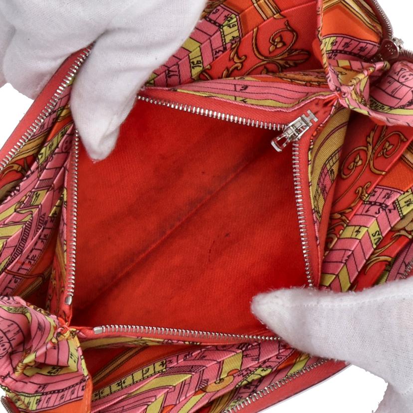 HERMES エルメス/HERMES アザップロングシルクイン/オレンジ//AR□*/Bランク/75