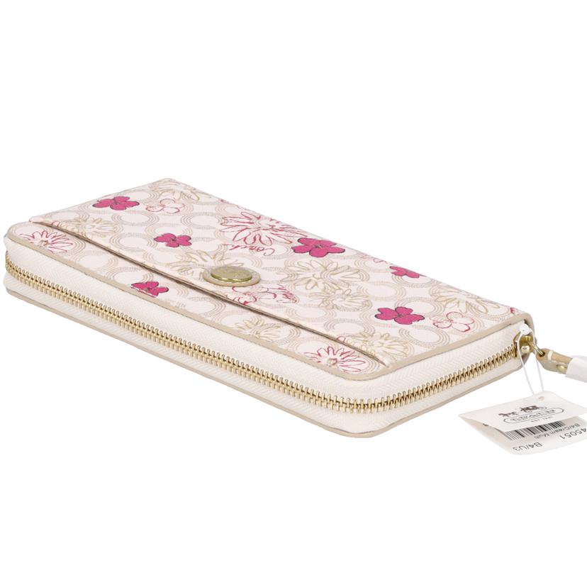 COACH コーチ/ウェイバリーフローラル/ラウンドファスナー長財布/45051//Sランク/78