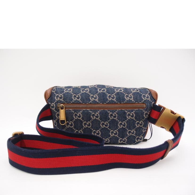 GUCCI グッチ/インターロッキンG付きウエストバッグ/デニム/682933//486***/Sランク/69