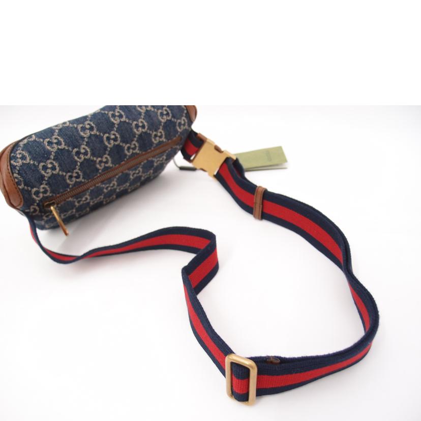 GUCCI グッチ/インターロッキンG付きウエストバッグ/デニム/682933//486***/Sランク/69