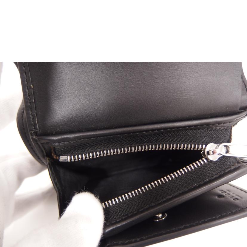 GUCCI グッチ/GGスプリームダブルGコンパクトウォレット/760197//498***/ABランク/82