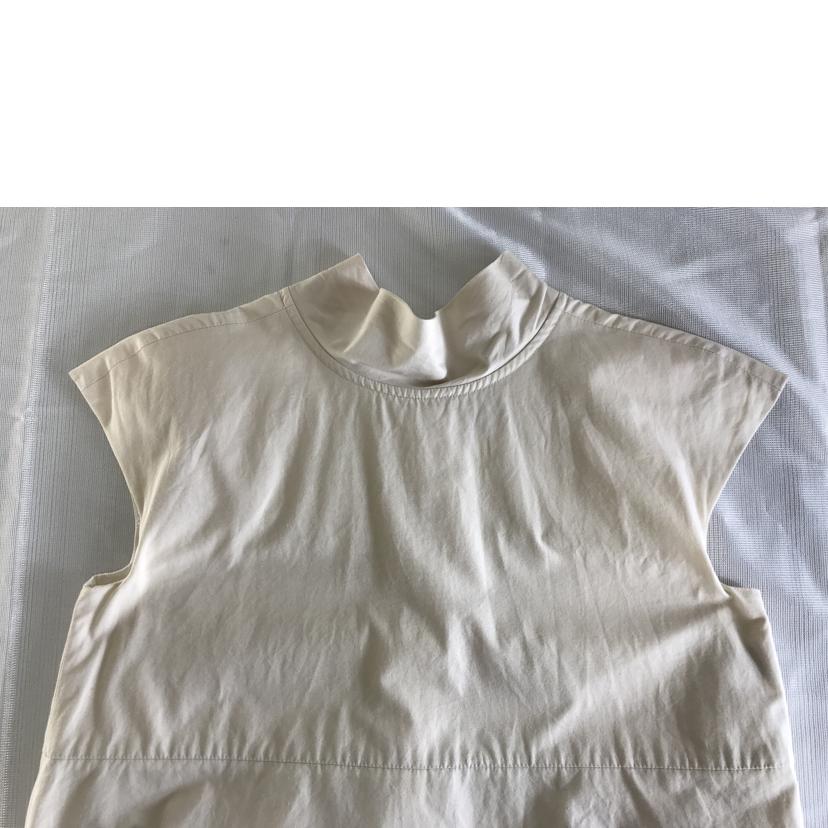 JIL SANDER ジル サンダー/ノースリーブフレアワンピース/アイボリー//Bランク/51