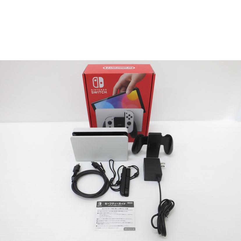 任天堂 任天堂/有機ELモデルスイッチ本体ホワイト/HEG-S-KAAAA//XTJ50966737090/Bランク/88