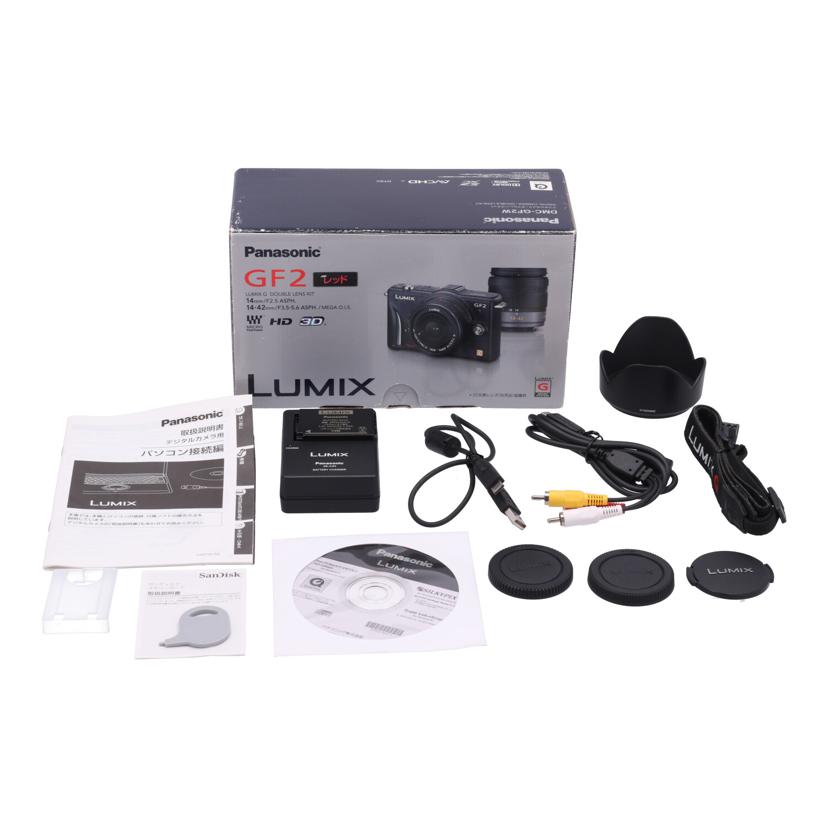 Panasonic パナソニック /ミラーレス一眼ダブルレンズキット/DMC-GF2W//FR0KA502587/Bランク/67