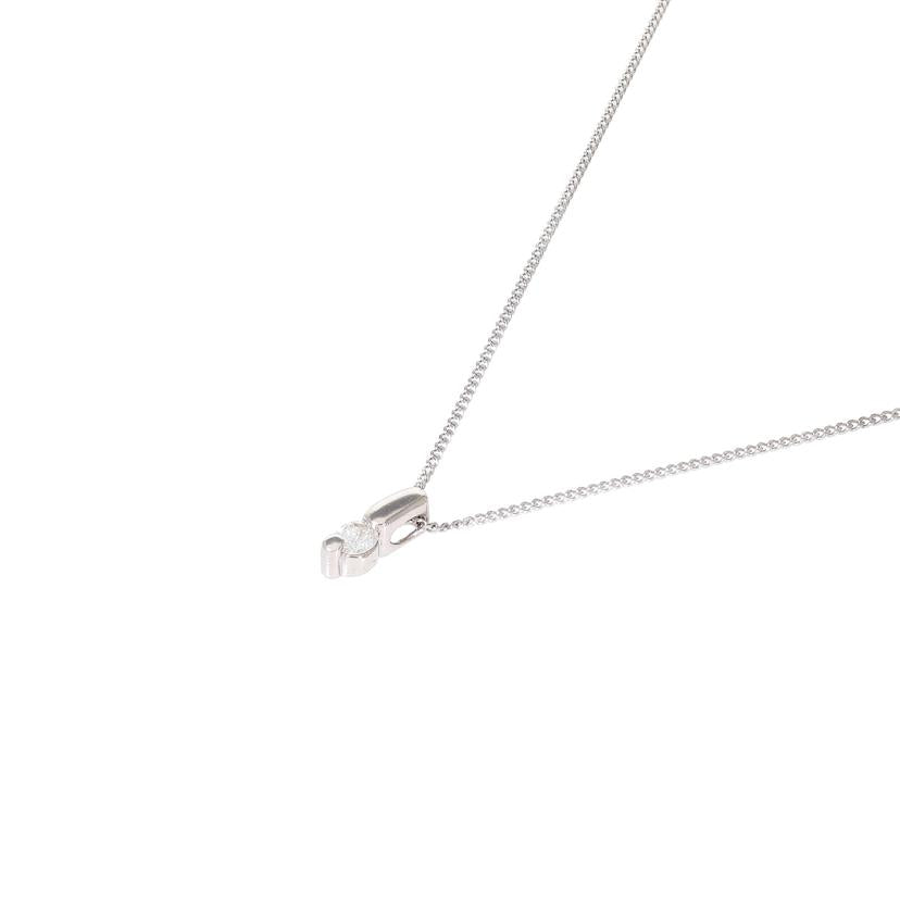 Pt850/Pt850ダイヤネックレス 0.10/2.0//Aランク/75