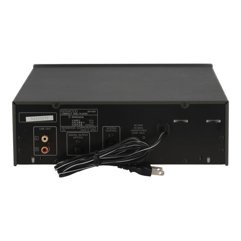 KENWOOD ケンウッド /CDプレーヤー/DP-1001//50200838/Bランク/69