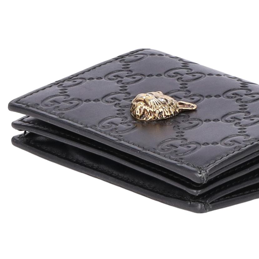 GUCCI グッチ/グッチシマレザー/リネアキャット/フラップウォレット/548057//114*/ABランク/91