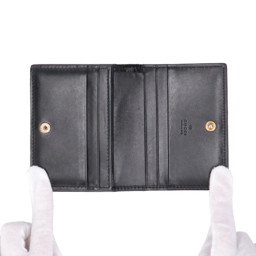 GUCCI グッチ/グッチシマレザー/リネアキャット/フラップウォレット/548057//114*/ABランク/91