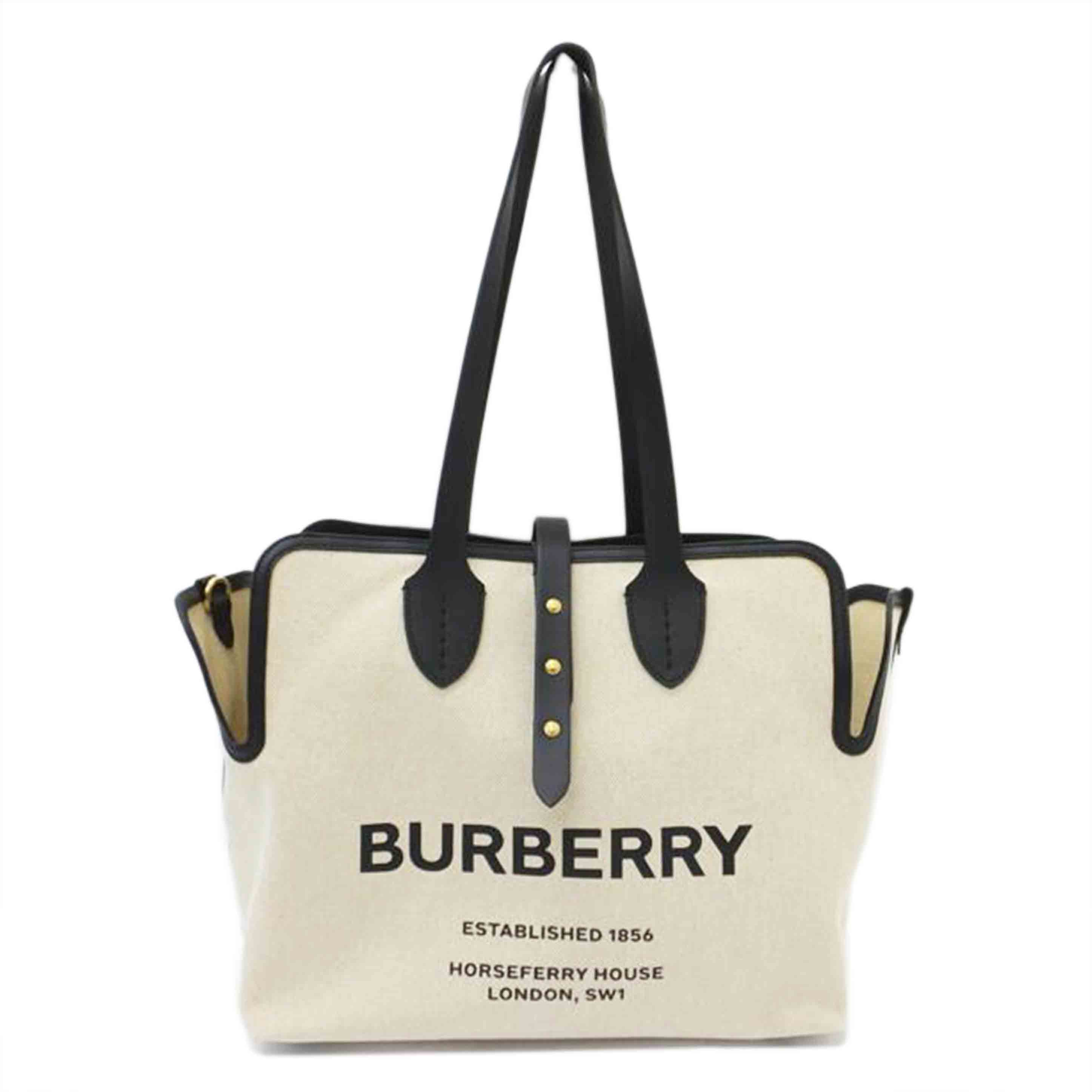 BURBERRY バーバリー/ソフトベルトコットントートバッグ/ポーチ付き/8031318/Bランク/88
