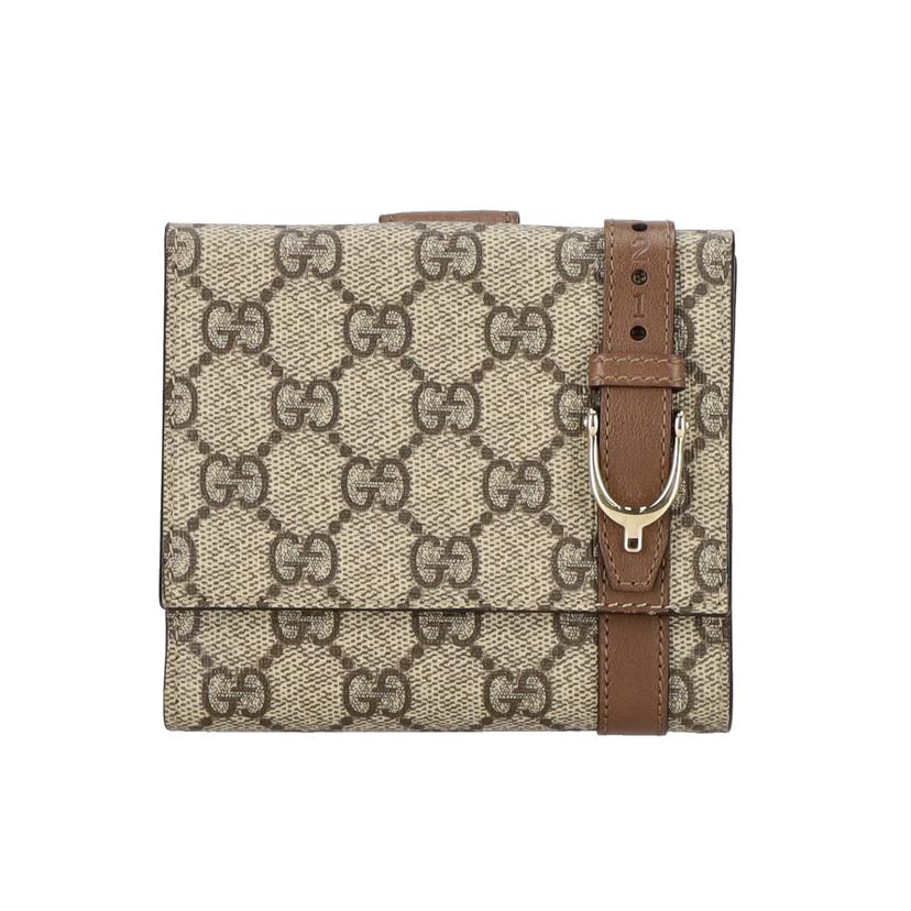 GUCCi グッチ/GGスプリームWホック財布/309755//Aランク/94