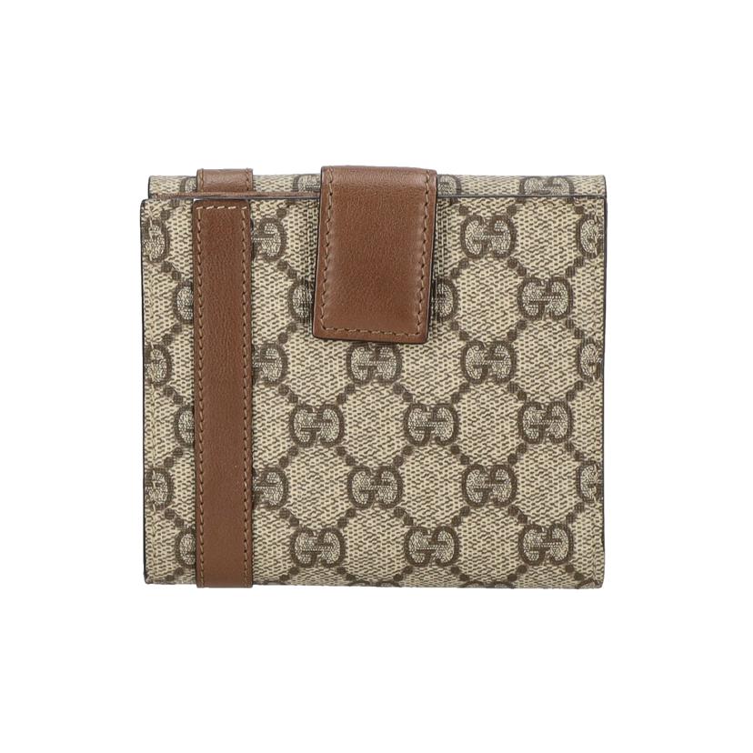 GUCCi グッチ/GGスプリームWホック財布/309755//Aランク/94