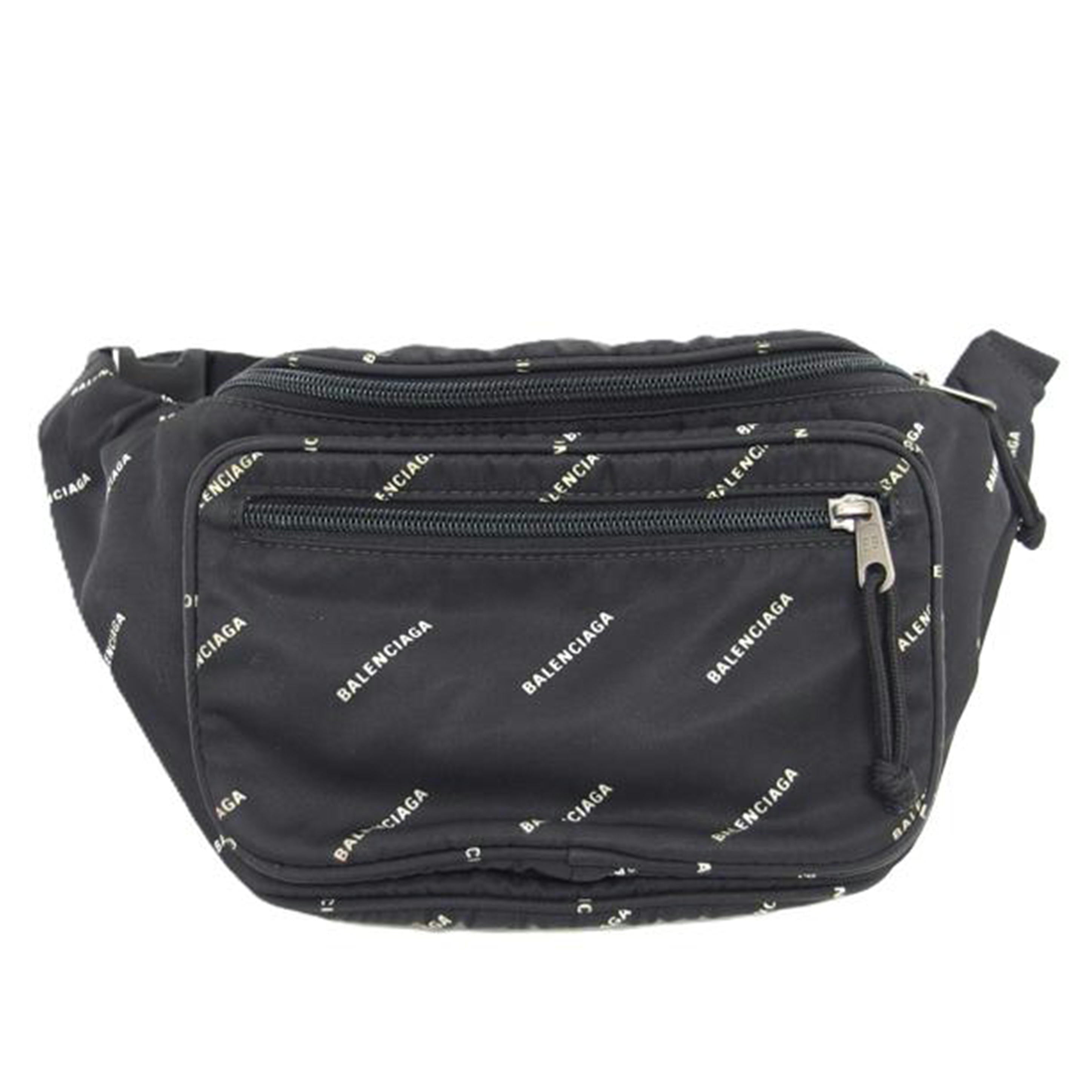 BALENCIAGA バレンシアガ/ボディバッグ/総柄/ブラック/482389 1060 X//527***/Bランク/04