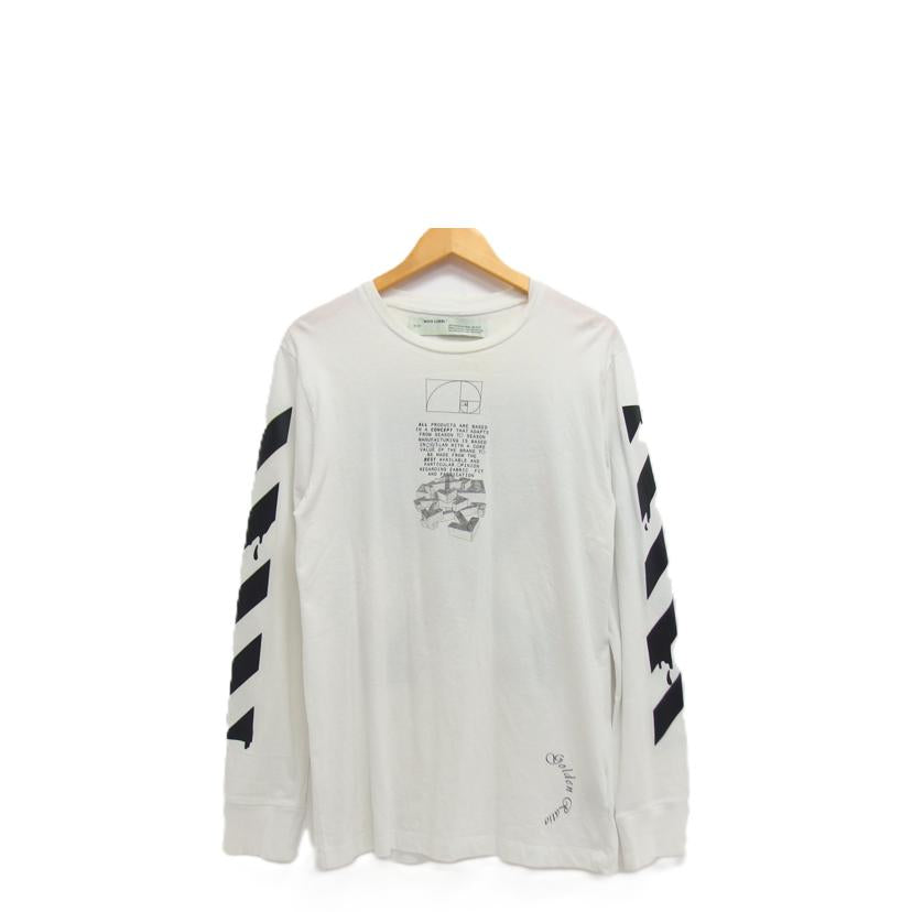 OFF-WHITE オフホワイト/DRIPPING ARROWS/長袖Tシャツ/OMAB001R20185005//Bランク/04