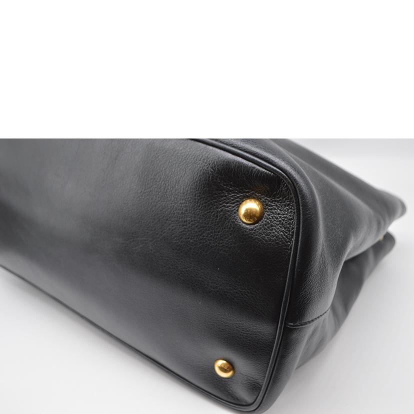 PRADA プラダ/シティグレースカーフ2wayレザーハンド/ネロ/1BA579//204/Aランク/89