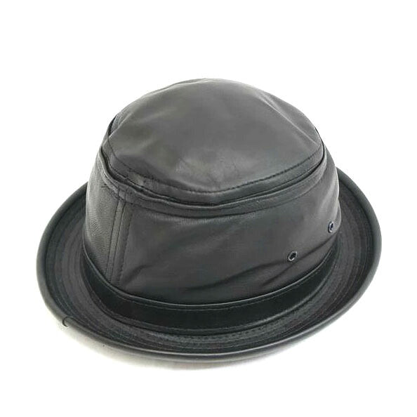 NEW YORK HAT ニューヨークハット/ラムスキンスティンジーポークパイハット//サイズ L(約58cm)/Bランク/05