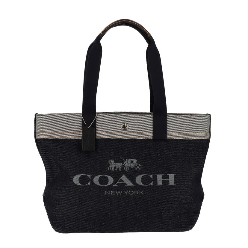COACH コーチ/ウォッシュドデニムキャンバストート/F39904//A20**/Aランク/09