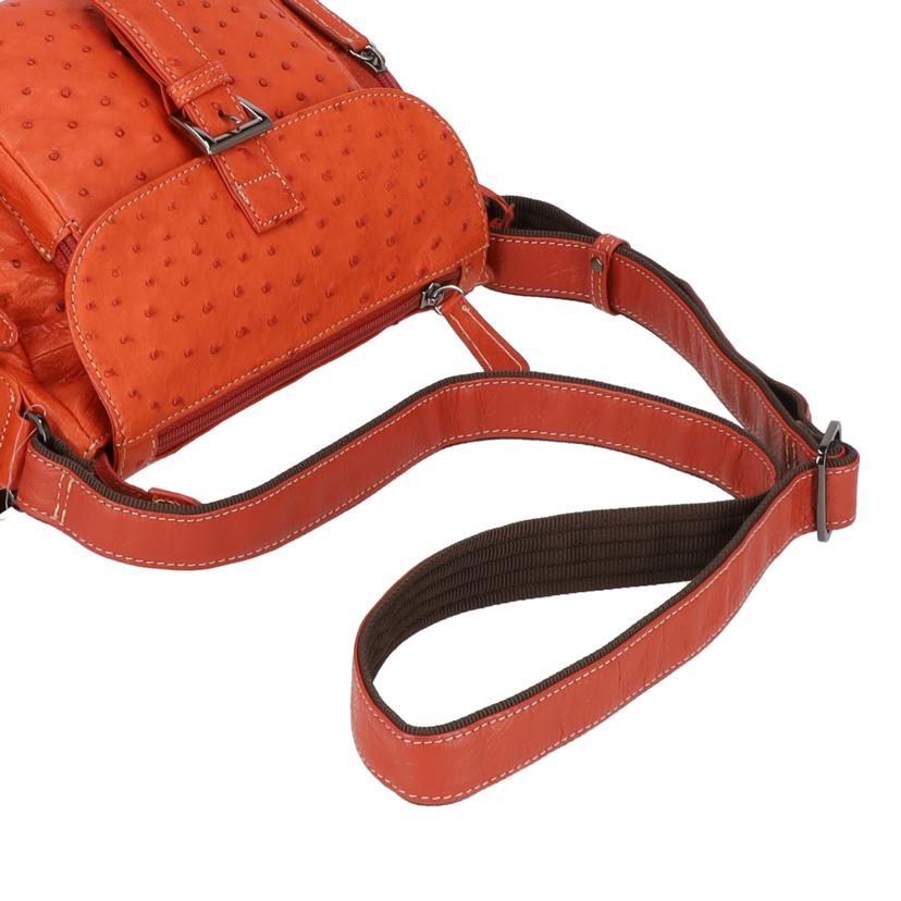 OSTRICH オースチリッチ/OSTRICH GENUINE LEATHER ショルダーバッグ//Aランク/78