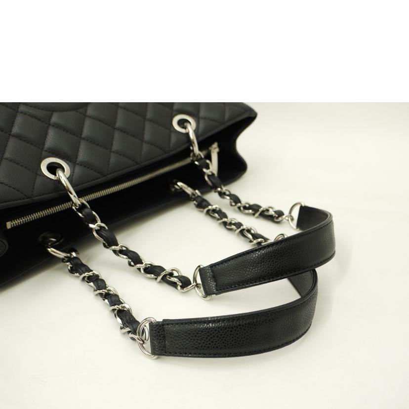 CHANEL シャネル/マトラッセキャビアスキンGSTトート/ブラック/A50995//135***********/Aランク/69