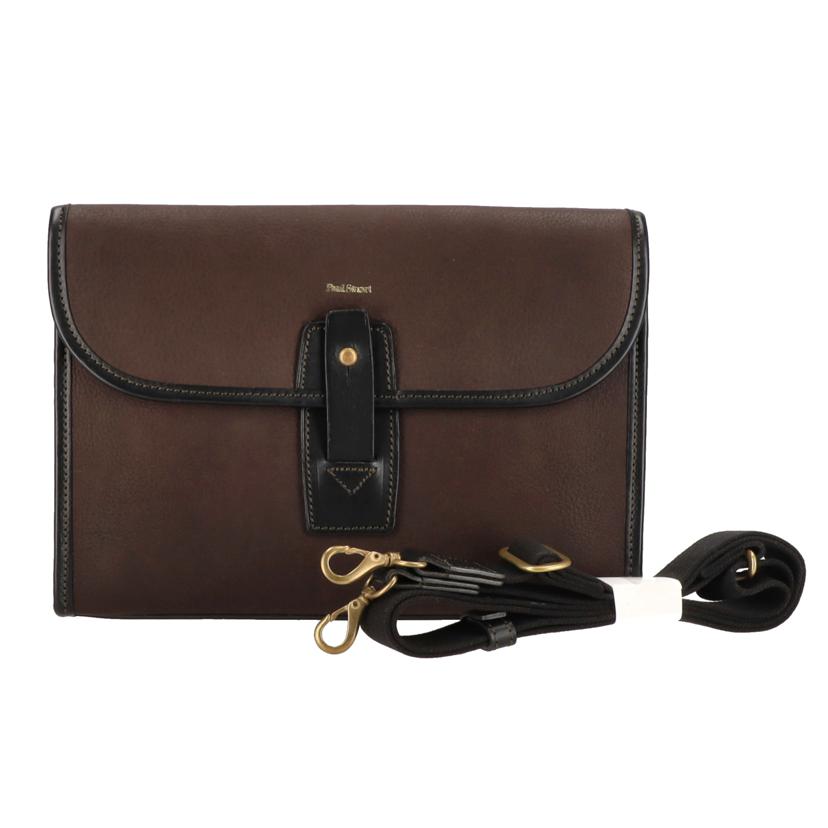 PaulStuart ポールスチュアート/オイルドレザークラッチバッグ/J51-72-570-58//Aランク/09