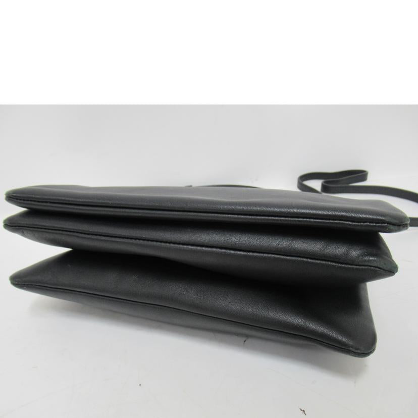 CELINE/ トリオ/ショルダー/レザー/W-CU-3125 W-AT-2195//Bランク/63