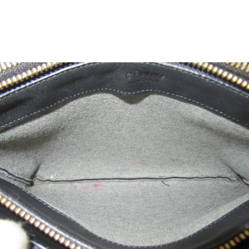 CELINE/ トリオ/ショルダー/レザー/W-CU-3125 W-AT-2195//Bランク/63