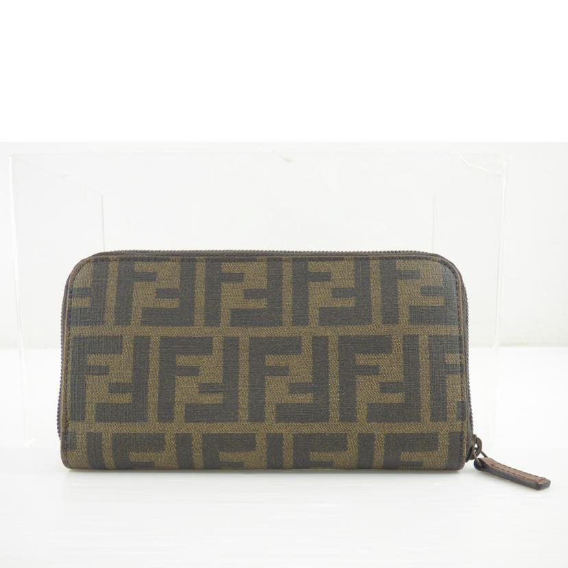 FENDI フェンディ/ズッカ柄ラウンドファスナー長財布/8M0024//Aランク/64