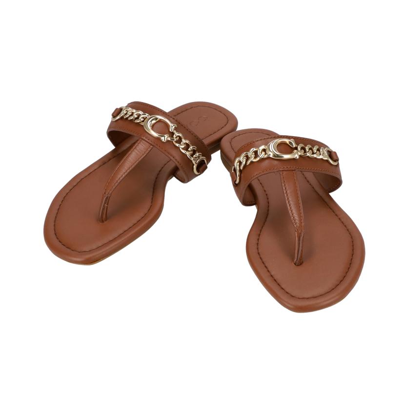 COACH コーチ/ジャクリンチェーンサンダル/FG3443//Aランク/94