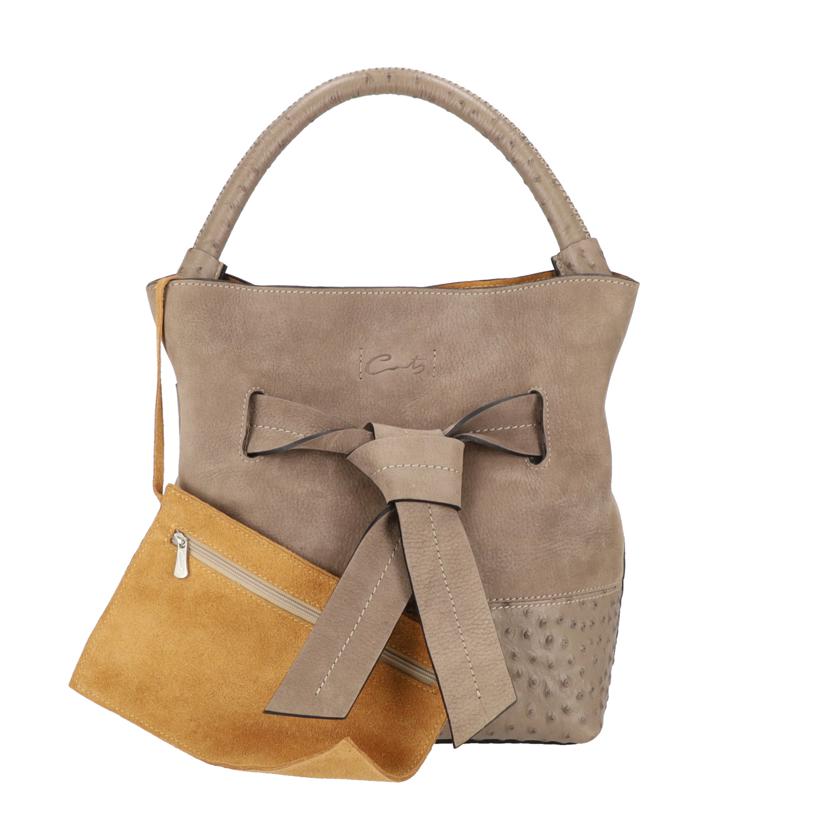 /ハンドバッグ/オーストリッチ//Bランク/85