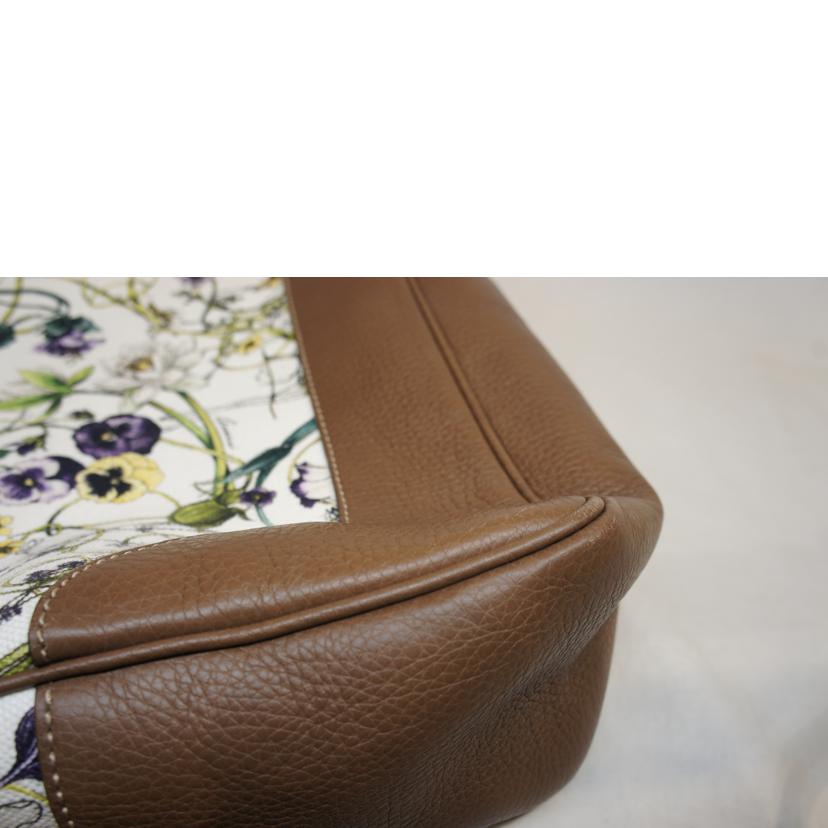 GUCCI グッチ/キャンパスバンブーダイアナ花柄ショルダーバッグ/282315//520***/Aランク/92